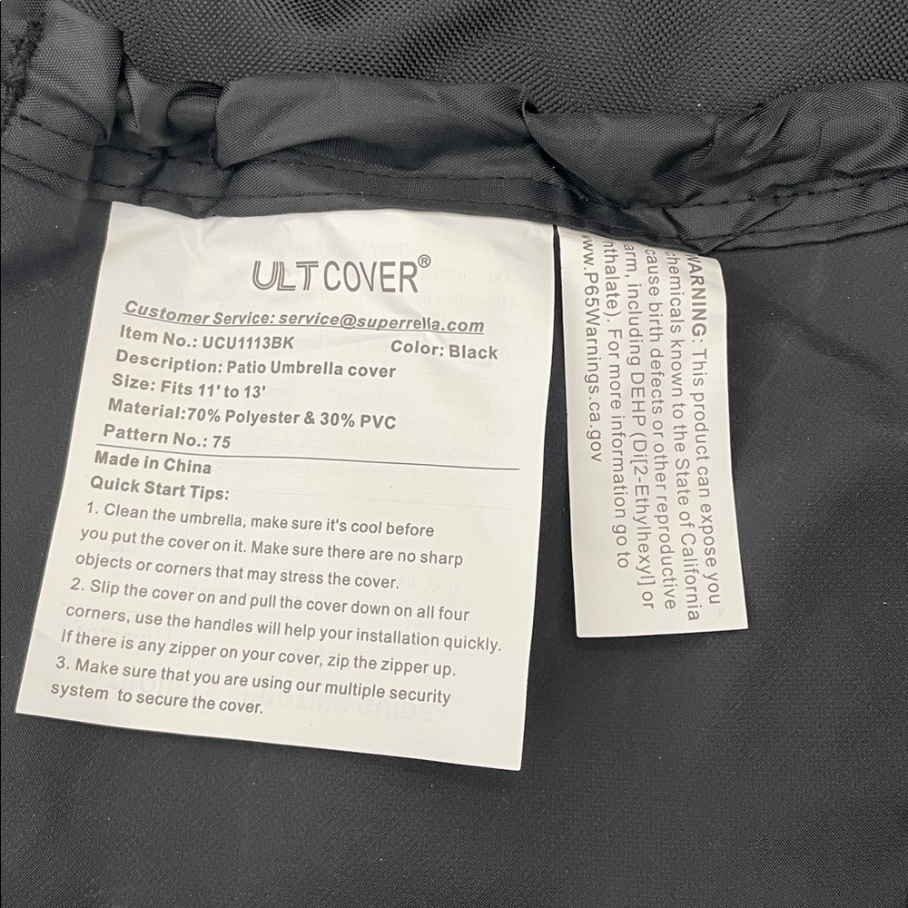 ULTCOVER Waterproof Patio Umbrella Cover - Picture 11 of 12
